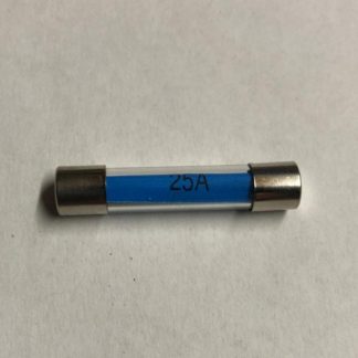 Fuse25A: Blow/12.5A Continuous 1 1/4" long