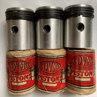 6E389: Set of Covmo 12/6 pistons