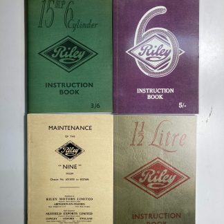 Maintenance Manuals & Instruction Books