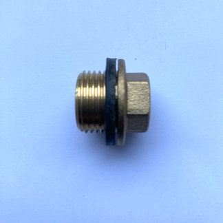 A1111: Rear Axle Drain Plug 3/8 BSP with Leather Washer